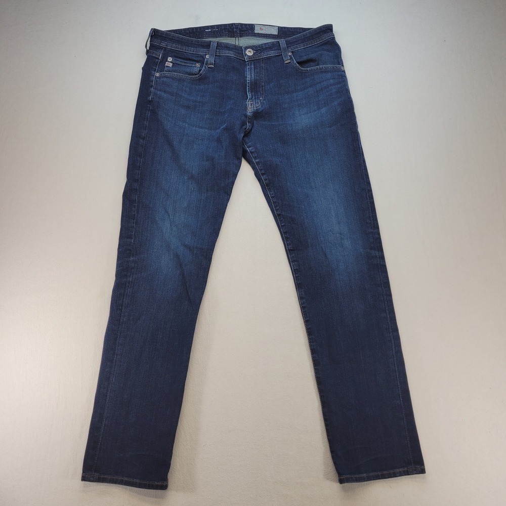 AG Adriano Goldschmied Tellis Jeans Mens 33x32 Blue Slim Modern Stretch Denim